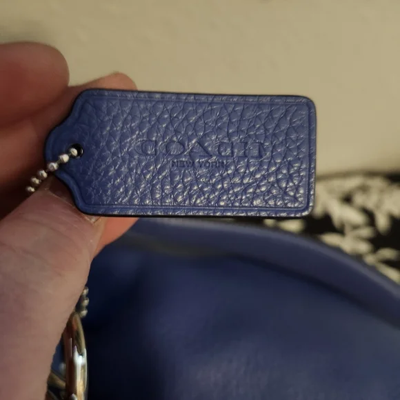 Coach Periwinkle ABBY Leather Shoulder Bag - Picture 8 of 15